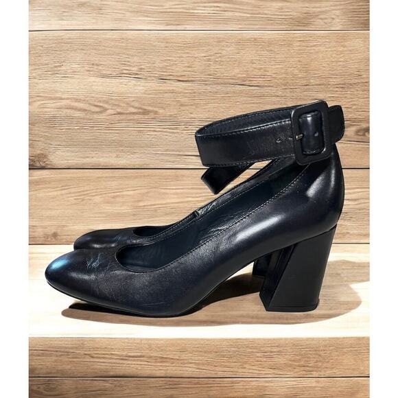 Stuart Weitzman Clarisa Leather Pumps Size 8.5M - Picture 1 of 8